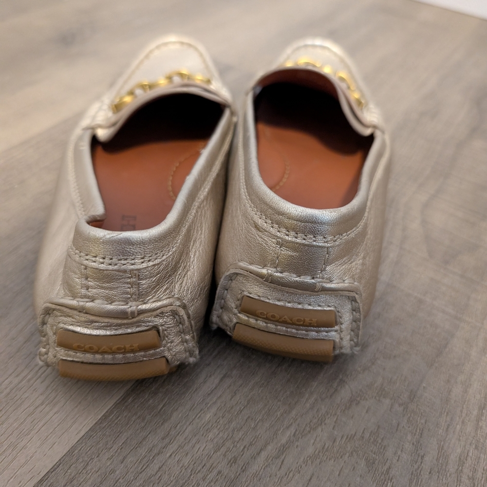 Coach/Champagne Loafer Sz 9.5 - Picture 4 of 8